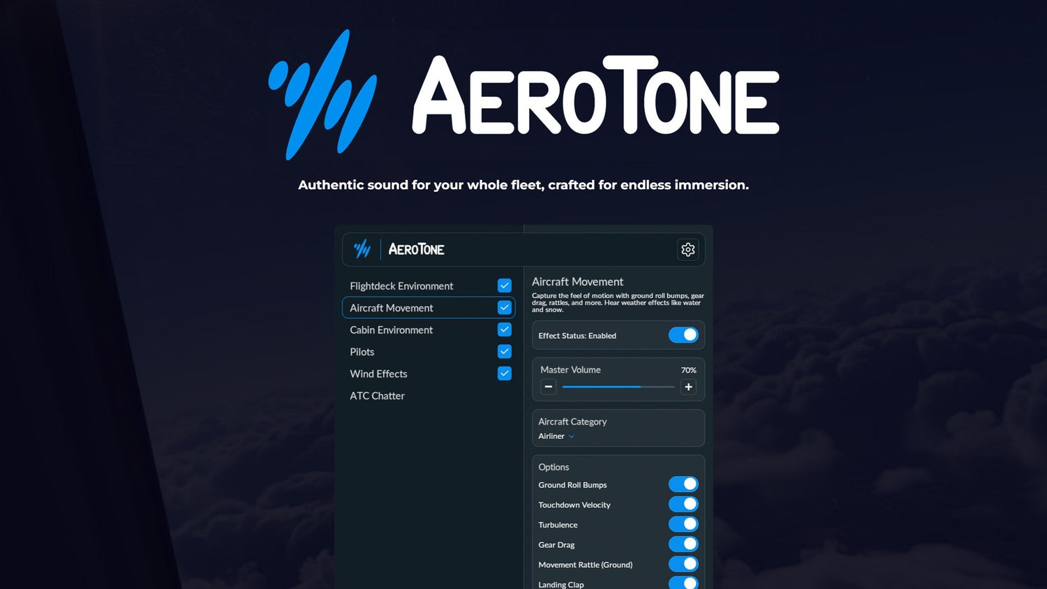 AeroTone (Formerly Aircraft Sound Enhancer) Launching December 2025