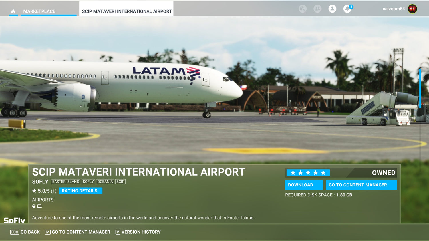 Mataveri International Airport is now on Xbox and PC