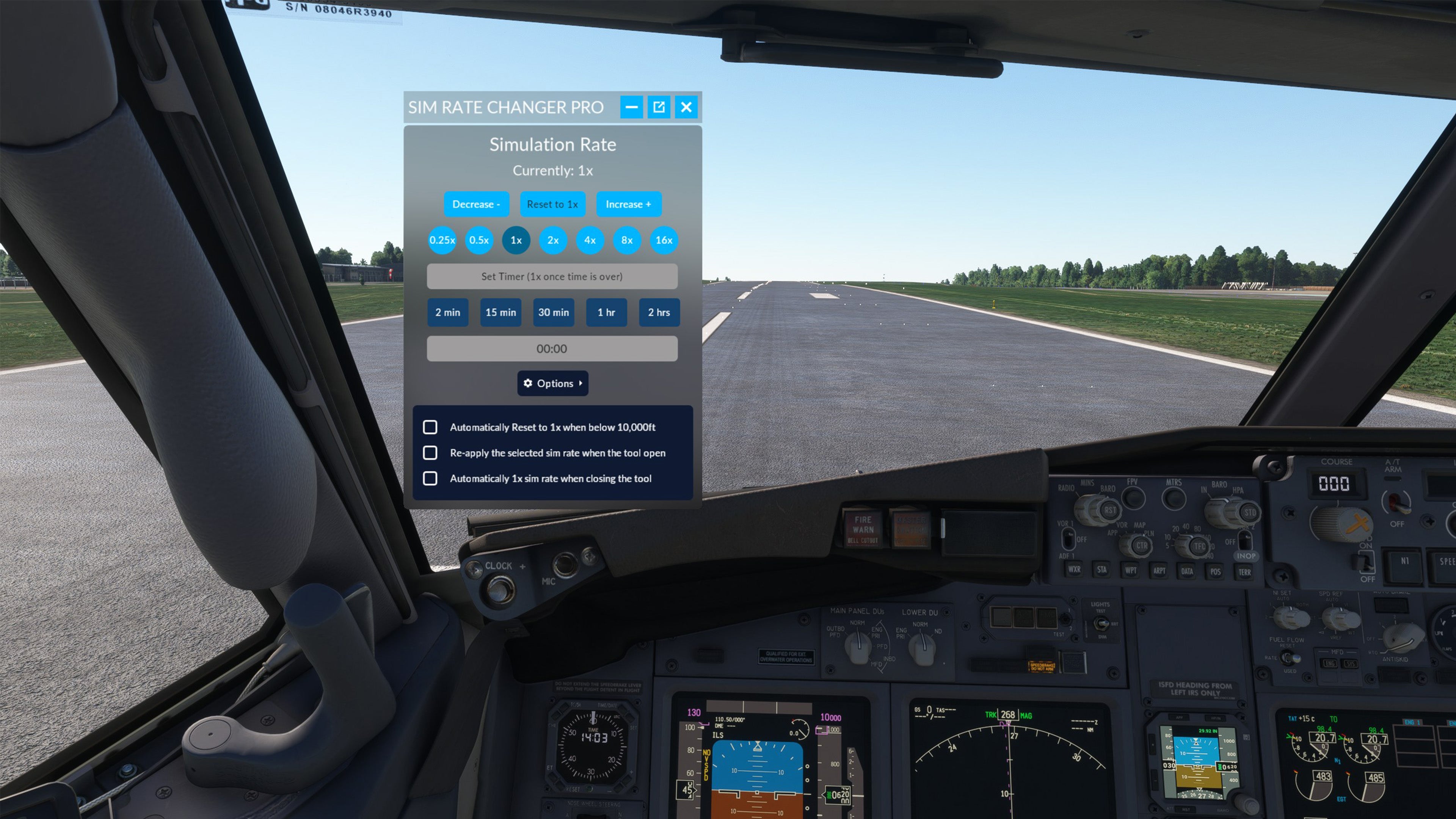 Sim Rate Changer Pro
