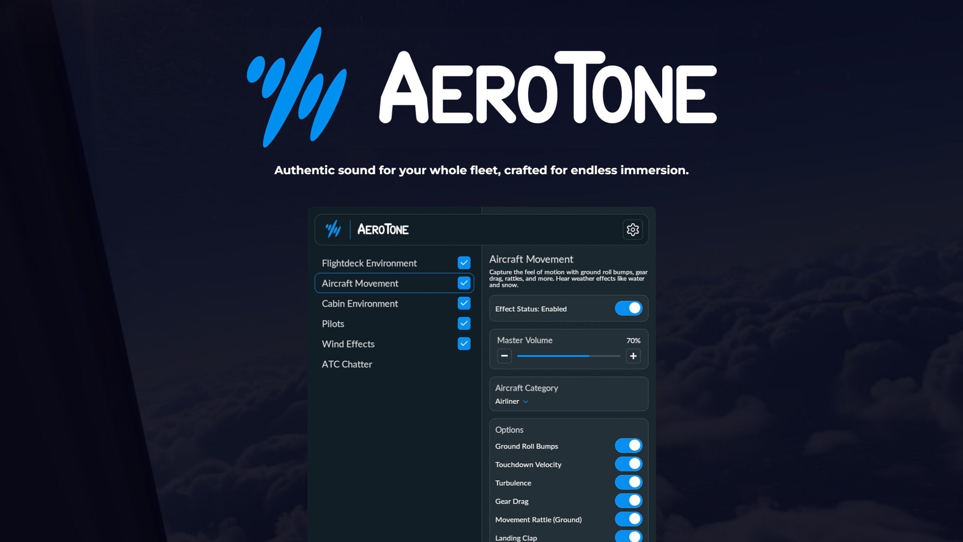 AeroTone (Formerly Aircraft Sound Enhancer) Launching December 2025