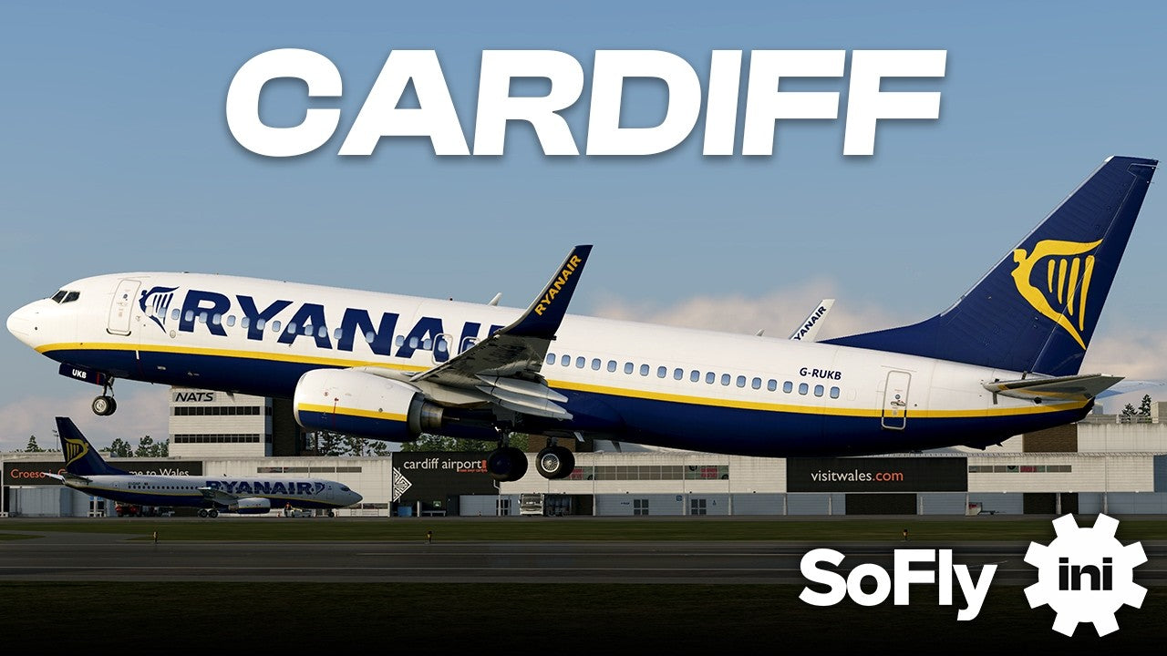Cardiff Airport for X-Plane 12 Releasing on Thursday 23rd April
