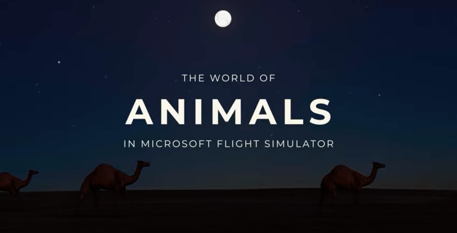 ANNOUNCEMENT: Animals for MSFS will be released on Sept 26th 2023