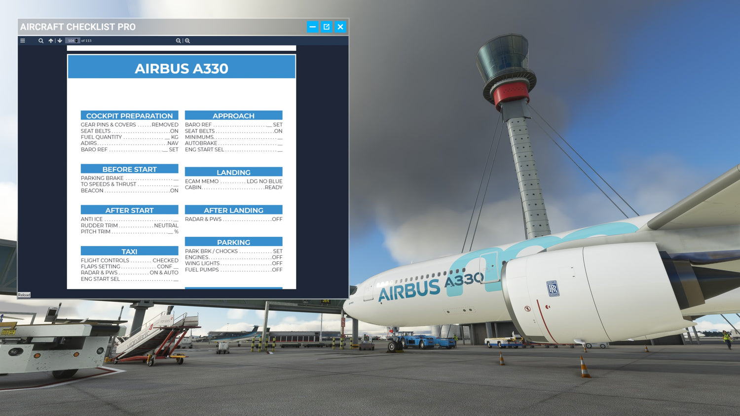 UPDATE: Aircraft Checklist Pro Adds A330 Checklists and More