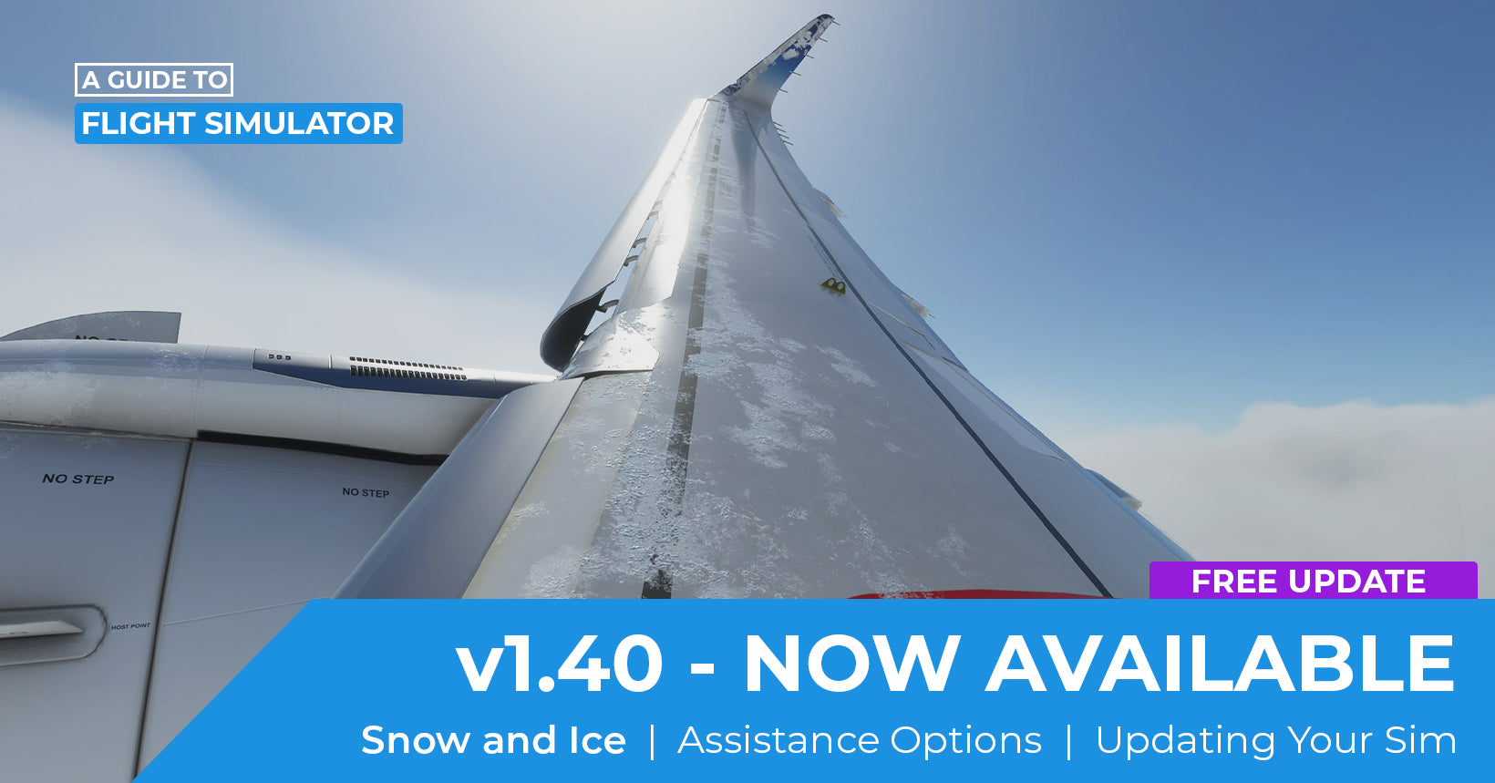 A Guide to Flight Simulator v1.40 Released – Snow & Ice, Assistance Options and Updating Your Sim