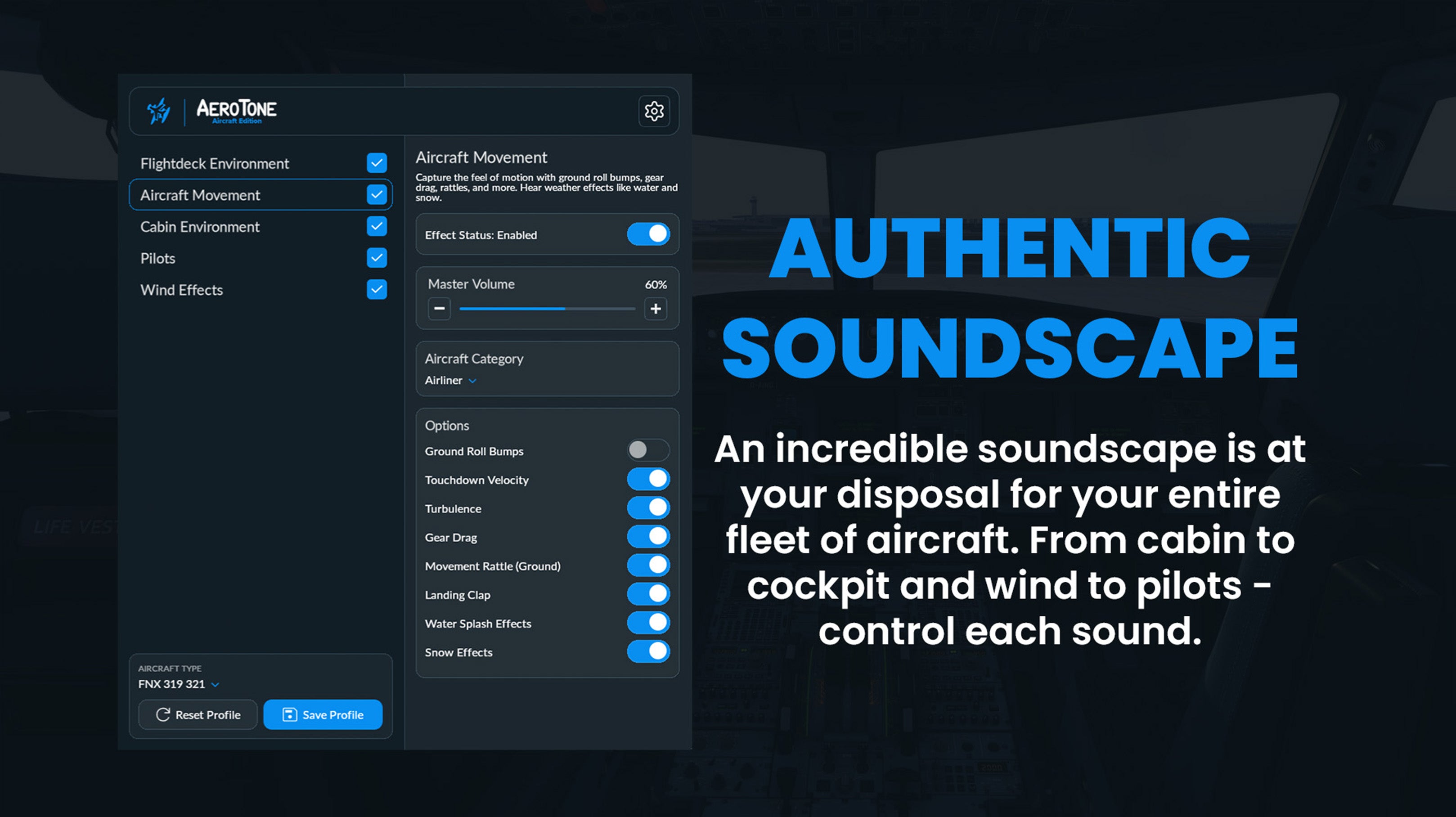 AeroTone: Aircraft Edition